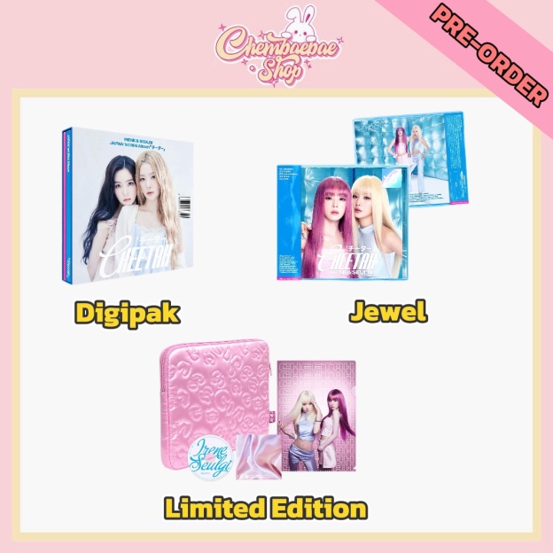 ⚠️No Refunds⚠️Red Velvet - IRENE & SEULGI JAPAN 1st Mini Album  'Cheetah' Album Sealed