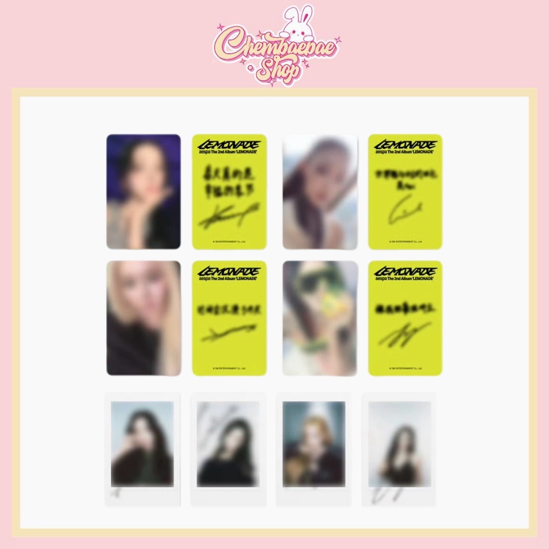 *Pre-Order* aespa The 2nd Album ‘LEMONADE’ Starriver Lucky Draw Event