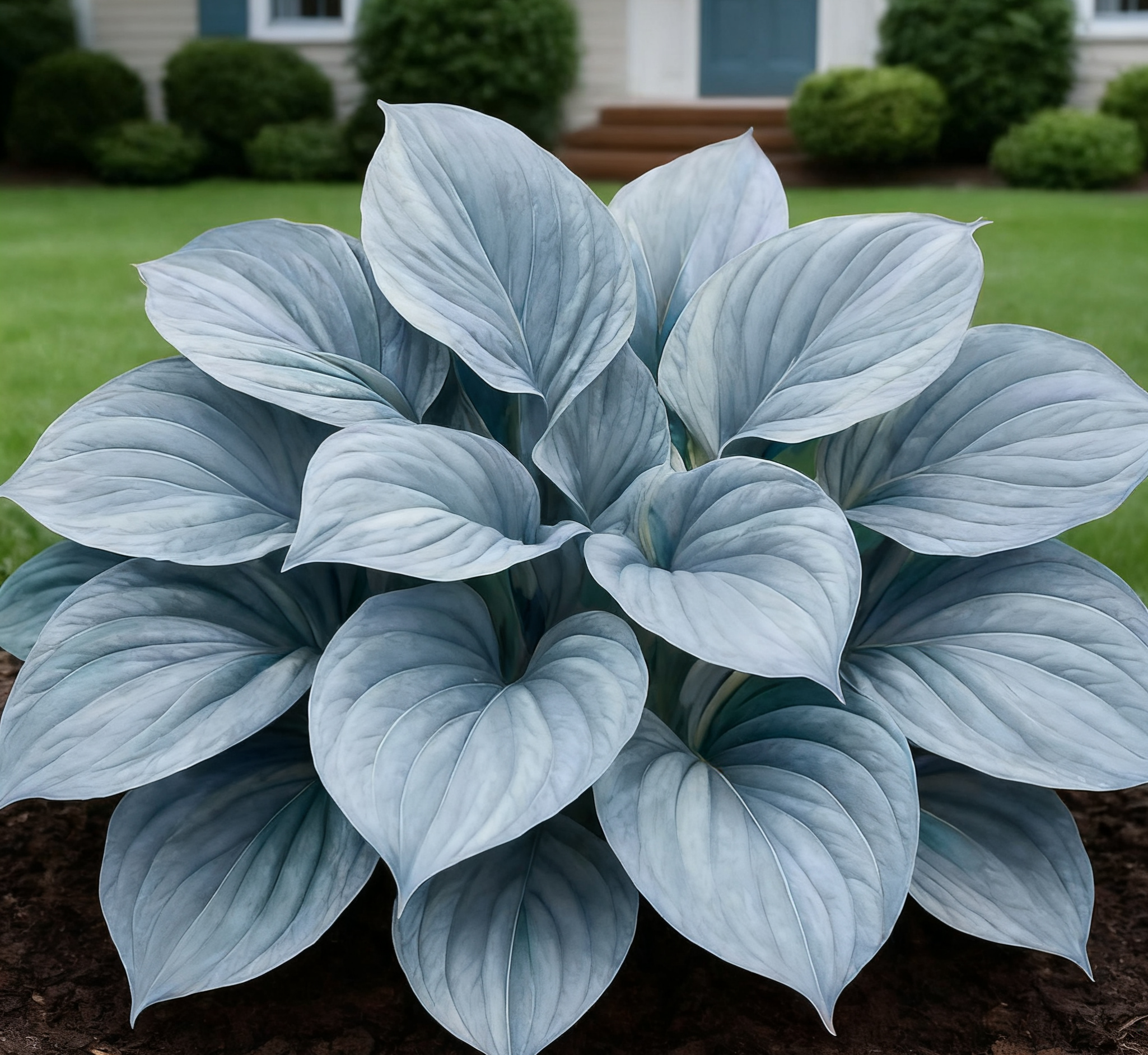 Glow-in-the-Dark Garden Magic: Rare Dark Blue Flame Hostas Seeds