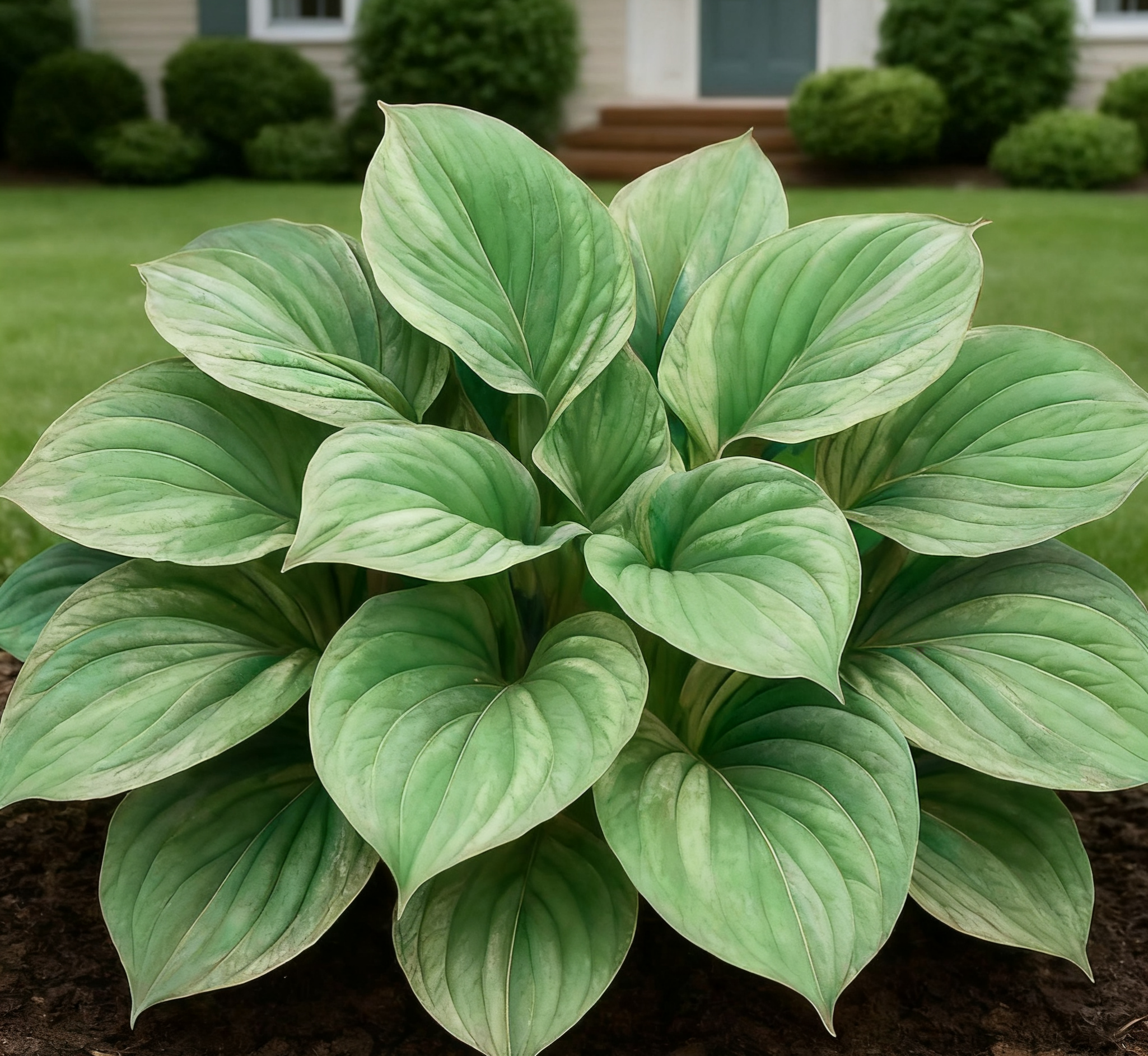 Glow-in-the-Dark Garden Magic: Rare Dark Blue Flame Hostas Seeds