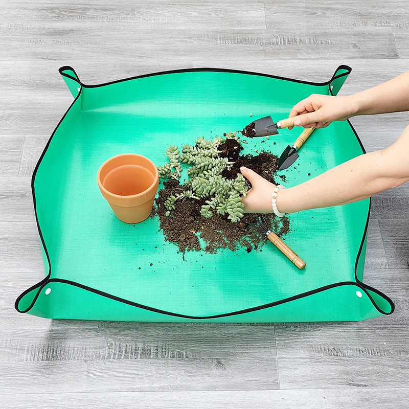 Potting Mat, Repotting Mat, Replanting Mat, Plant Repotting Mat Waterproof Transplanting Mat Indoor Succulent Potting Mat Portable Gardening Soil Changing And Watering Mat Square And Foldable