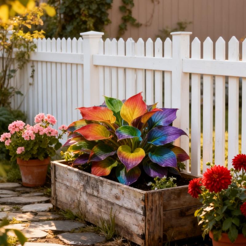 Symphony Hostas – Rare Multicolor Perennial for Shaded Gardens & Yards (Non-GMO, Zones 2-11 Grown)
