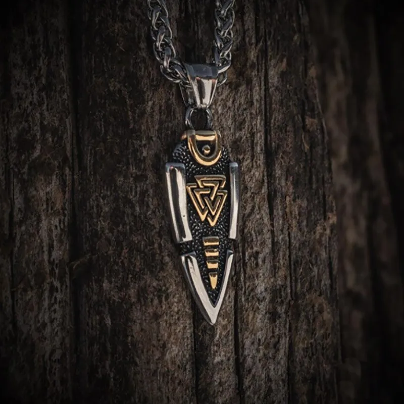 Odin's Spearhead Pendant Necklace