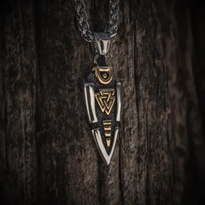 Odin's Spearhead Pendant Necklace