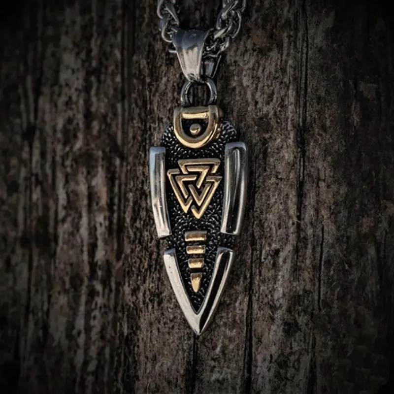 Odin's Spearhead Pendant Necklace