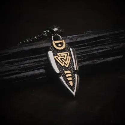 Odin's Spearhead Pendant Necklace