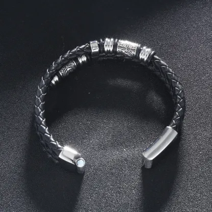 Celtic Knot and Vegvisir compass viking bracelet