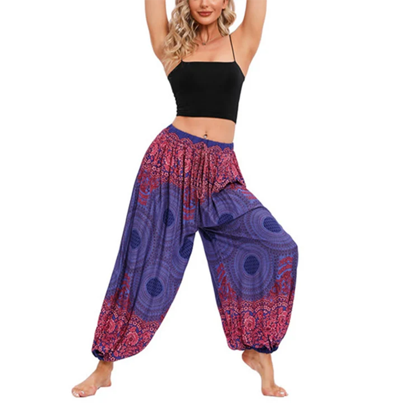  Loose Circle-shaped Flowers Pattern Harem