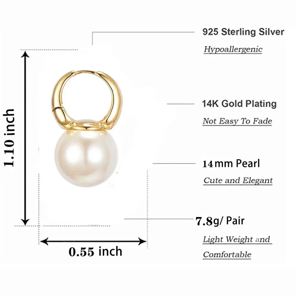 Support Breast Cancer Awareness | Blush Pearl Earrings | Buy 1 Get 1 Free Today