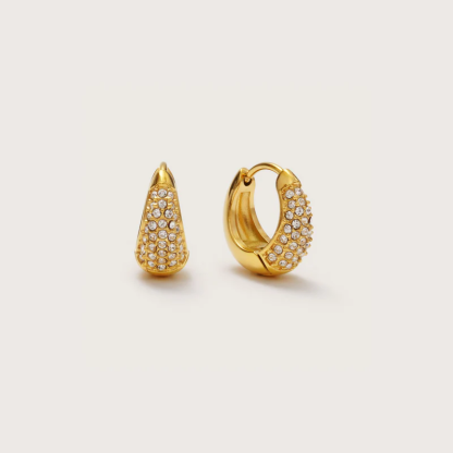 Gold Crystal Dome Huggies