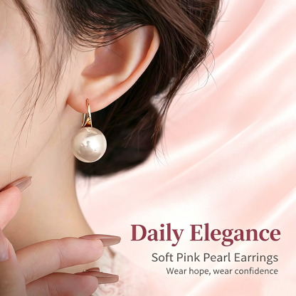 Support Breast Cancer Awareness | Pearl Swan Hook Earrings | Buy 1 Get 1 Free Today