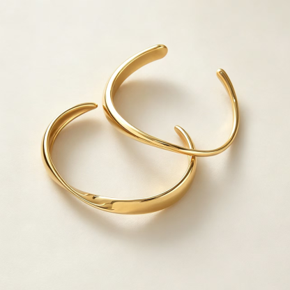 Gilded Art Open Cuff Bracelet