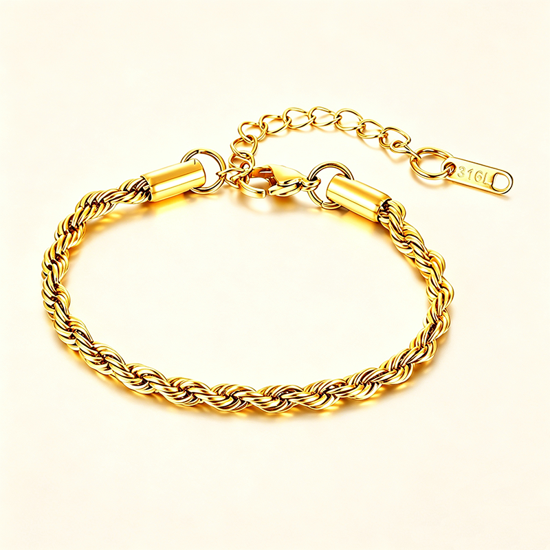 Gold Rope Bracelet