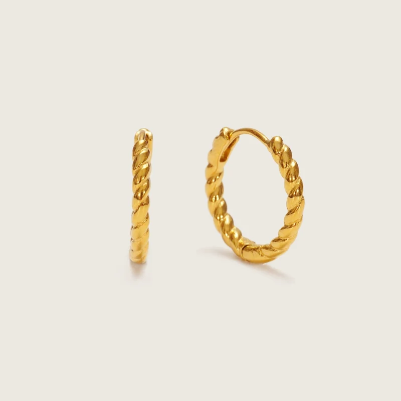 Gold Twisted Huggies