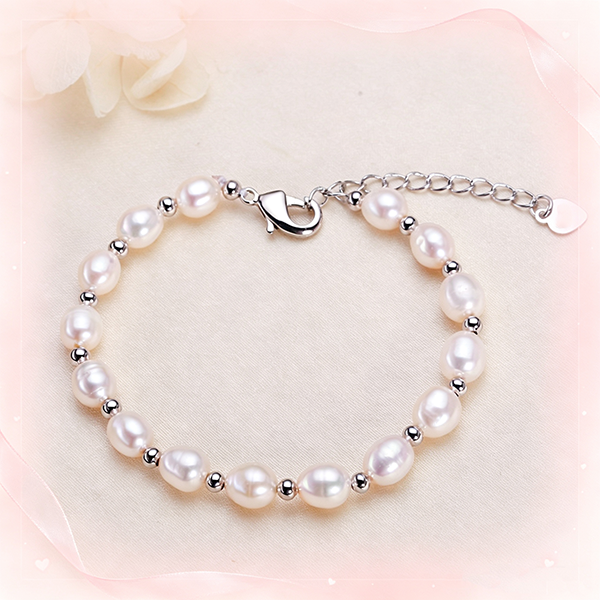 Support Breast Cancer Awareness | Hope Pearl Bracelet 