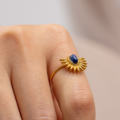 Gilded Sun Ring
