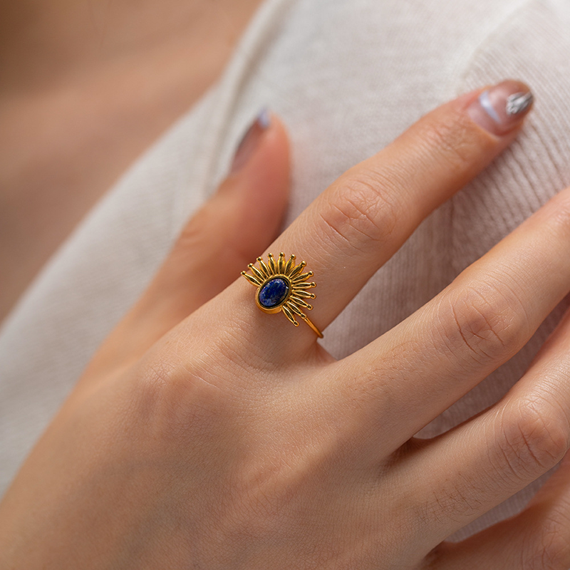 Gilded Sun Ring