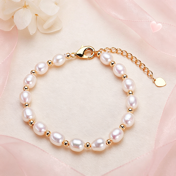Support Breast Cancer Awareness | Hope Pearl Bracelet 