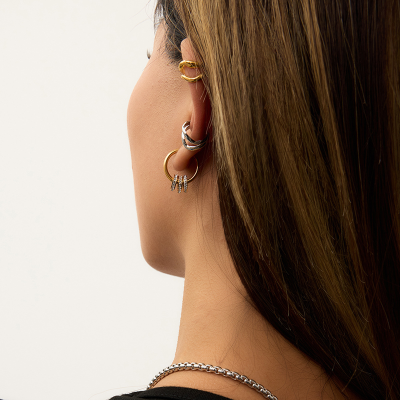 Twisted Cuff Ear Cuff Non Piercing