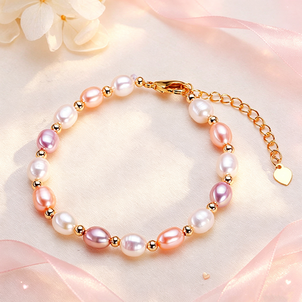 Support Breast Cancer Awareness | Hope Pearl Bracelet 