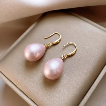 Support Breast Cancer Awareness | Hanging Pearl Drops Earrings | Buy 1 Get 1 Free Today