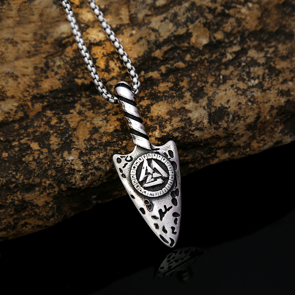 Norse Rune Spear Necklace