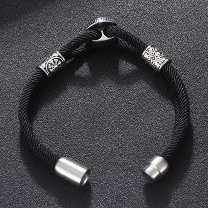 Viking Compass Nautical Rope Bracelet