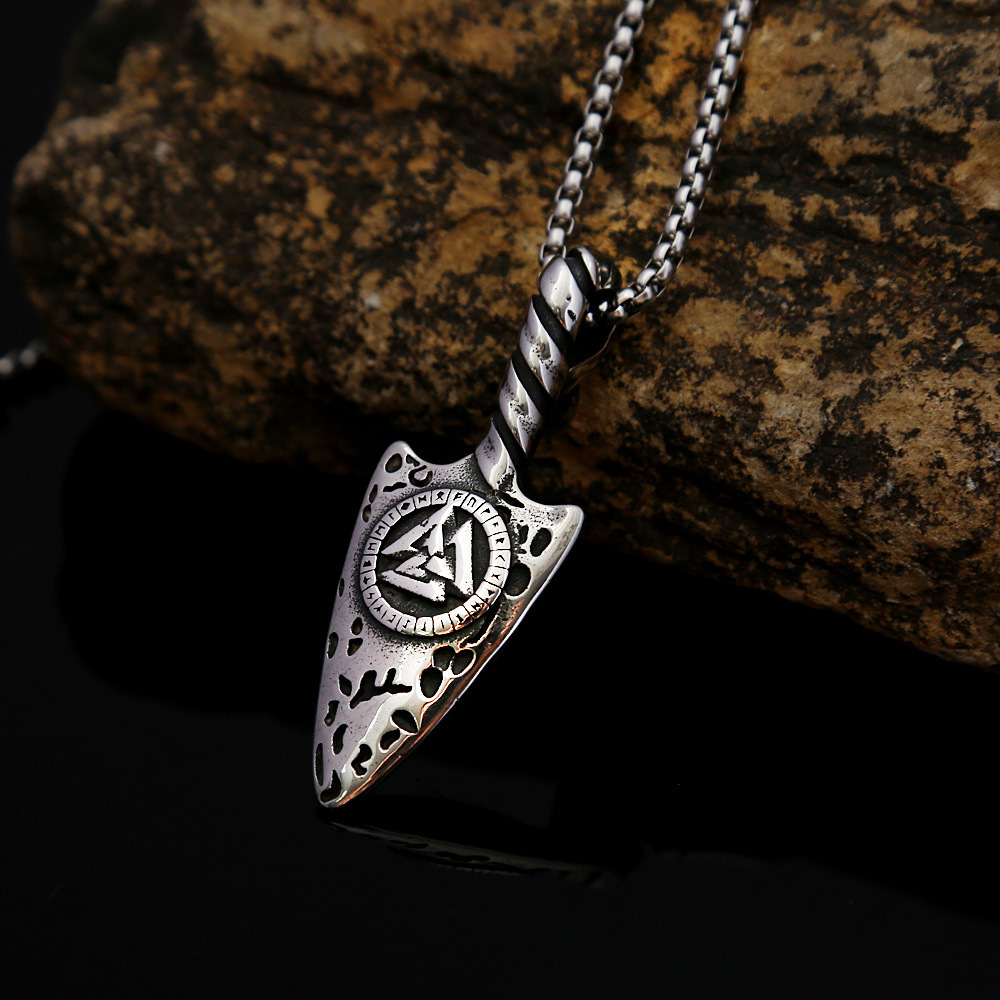 Norse Rune Spear Necklace