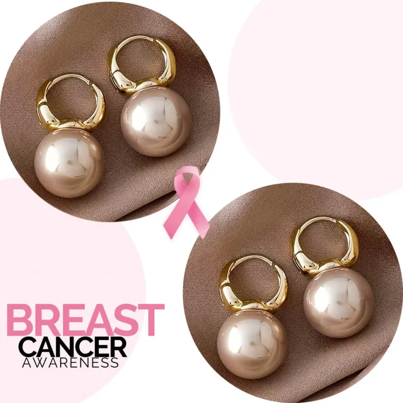 Support Breast Cancer Awareness | Blush Pearl Earrings | Buy 1 Get 1 Free Today