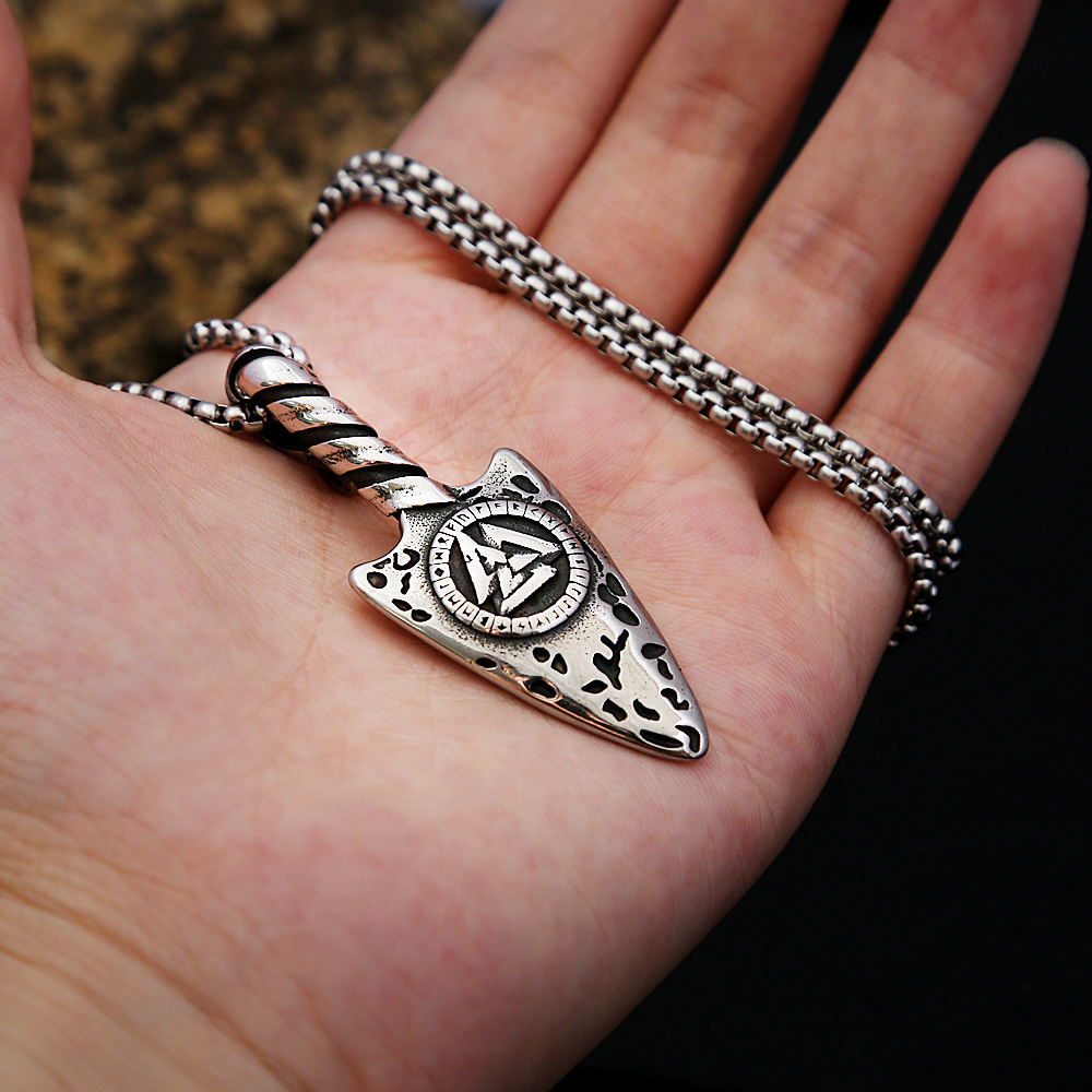 Norse Rune Spear Necklace