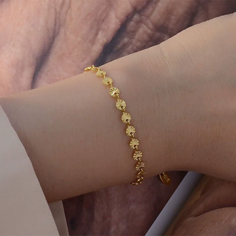 Sunflower Glitter Bracelet