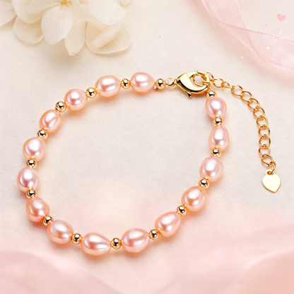 Support Breast Cancer Awareness | Hope Pearl Bracelet 