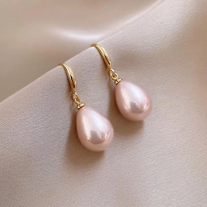 Support Breast Cancer Awareness | Hanging Pearl Drops Earrings | Buy 1 Get 1 Free Today