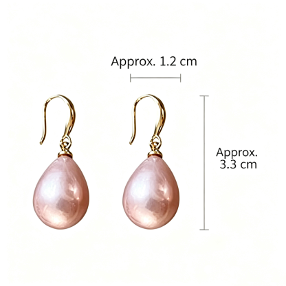 Support Breast Cancer Awareness | Hanging Pearl Drops Earrings | Buy 1 Get 1 Free Today