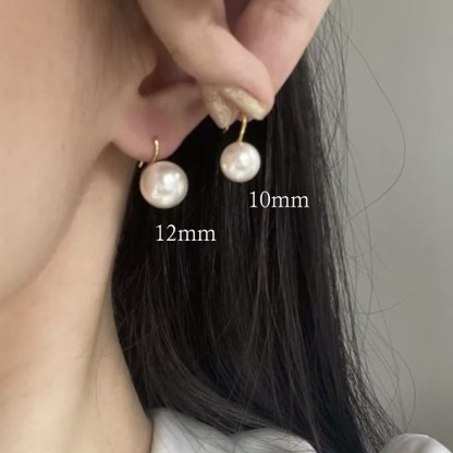 Support Breast Cancer Awareness | Pearl Swan Hook Earrings | Buy 1 Get 1 Free Today