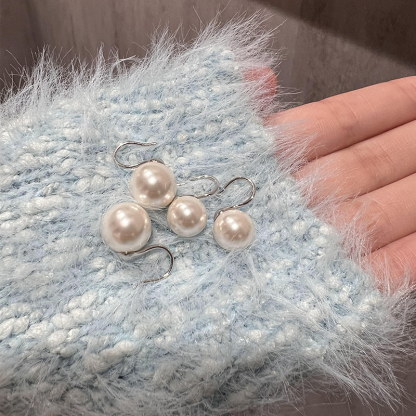 Support Breast Cancer Awareness | Pearl Swan Hook Earrings | Buy 1 Get 1 Free Today