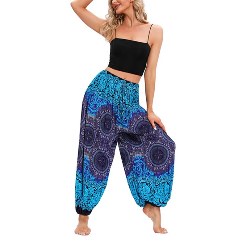 Elephant Geometry Pattern Casual Loose Harem