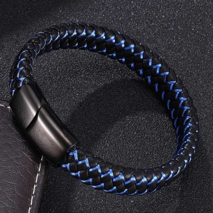 Viking Braided Leather Bracelet