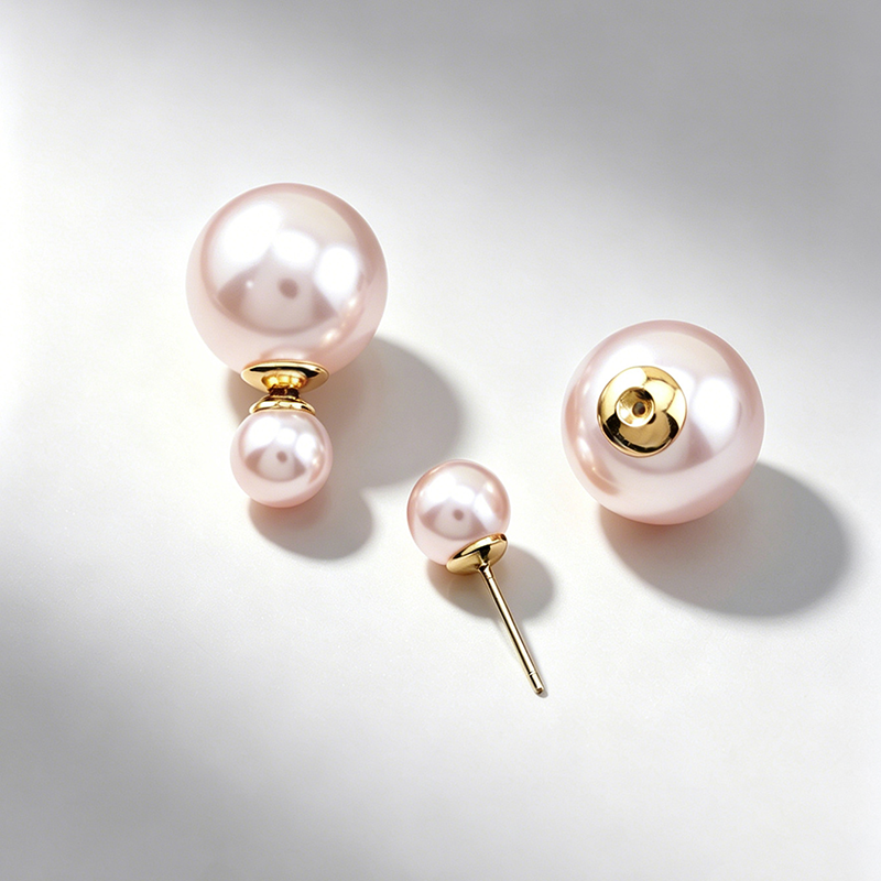 Support Breast Cancer Awareness | Hope Dual‑Size Pearl Studs | Buy 1 Get 1 Free Today