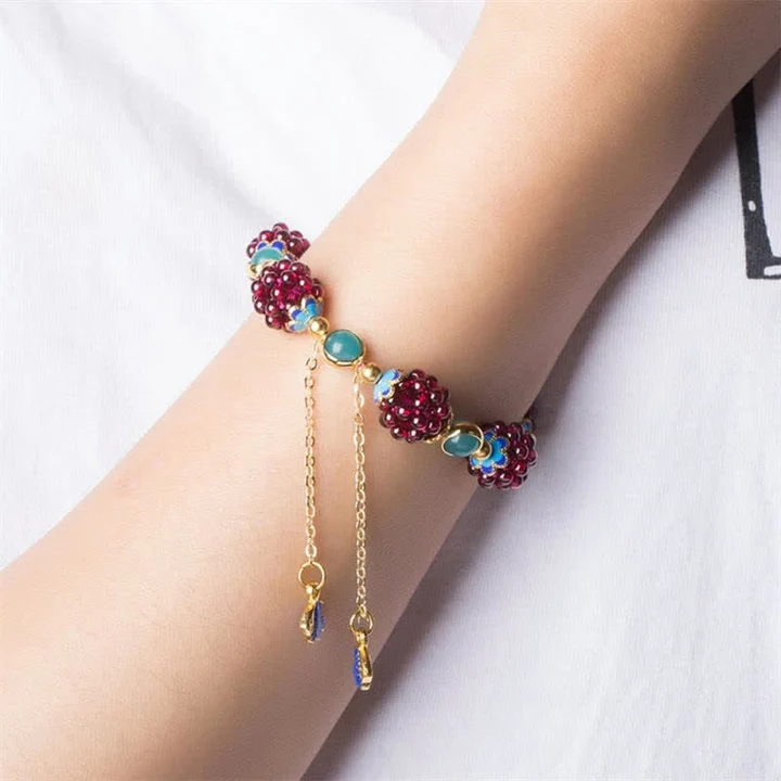Boho Garnet Calm Bracelet