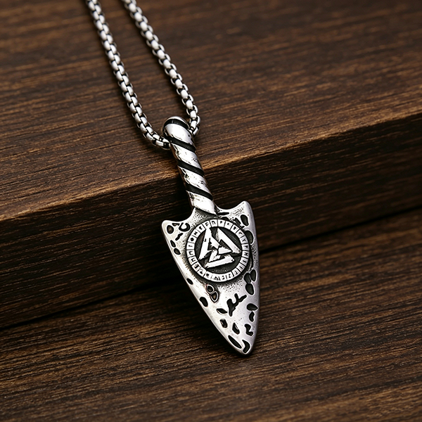 Norse Rune Spear Necklace