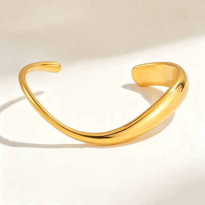 Gilded Art Open Cuff Bracelet