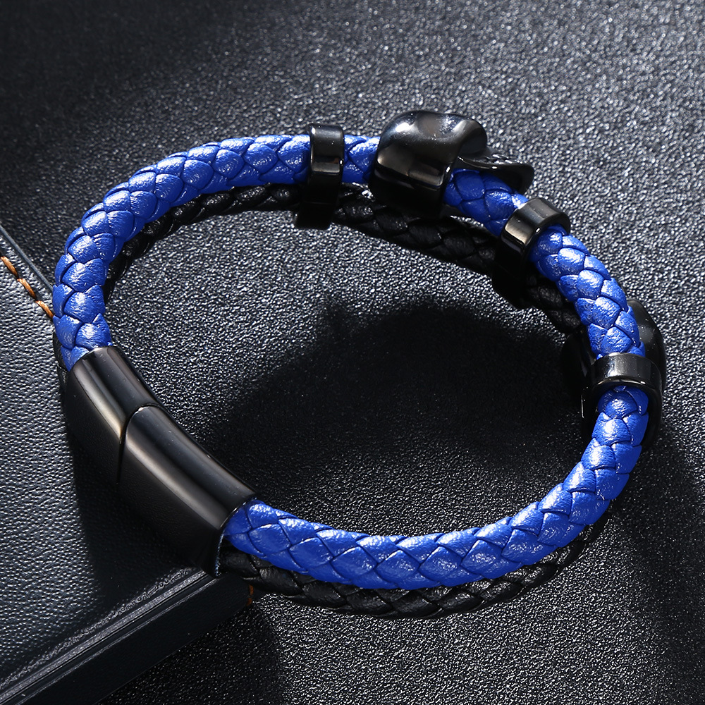 Viking Warrior Spirit Leather Bracelet