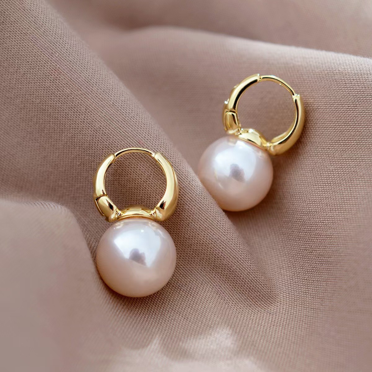 Support Breast Cancer Awareness | Blush Pearl Earrings | Buy 1 Get 1 Free Today