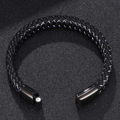 Viking Braided Leather Bracelet