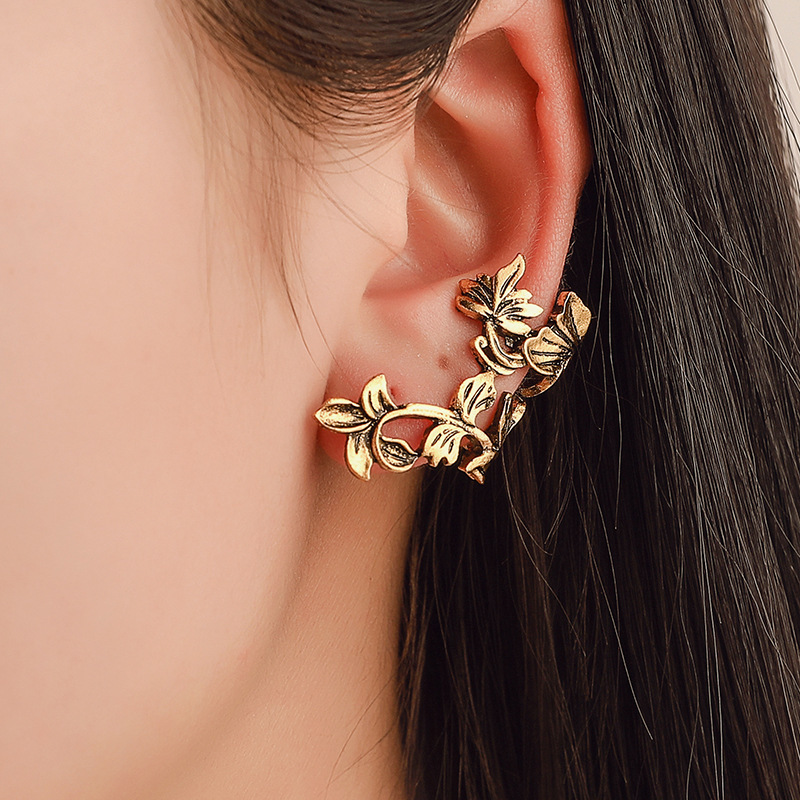 Vintage Floral Vine Ear Cuff
