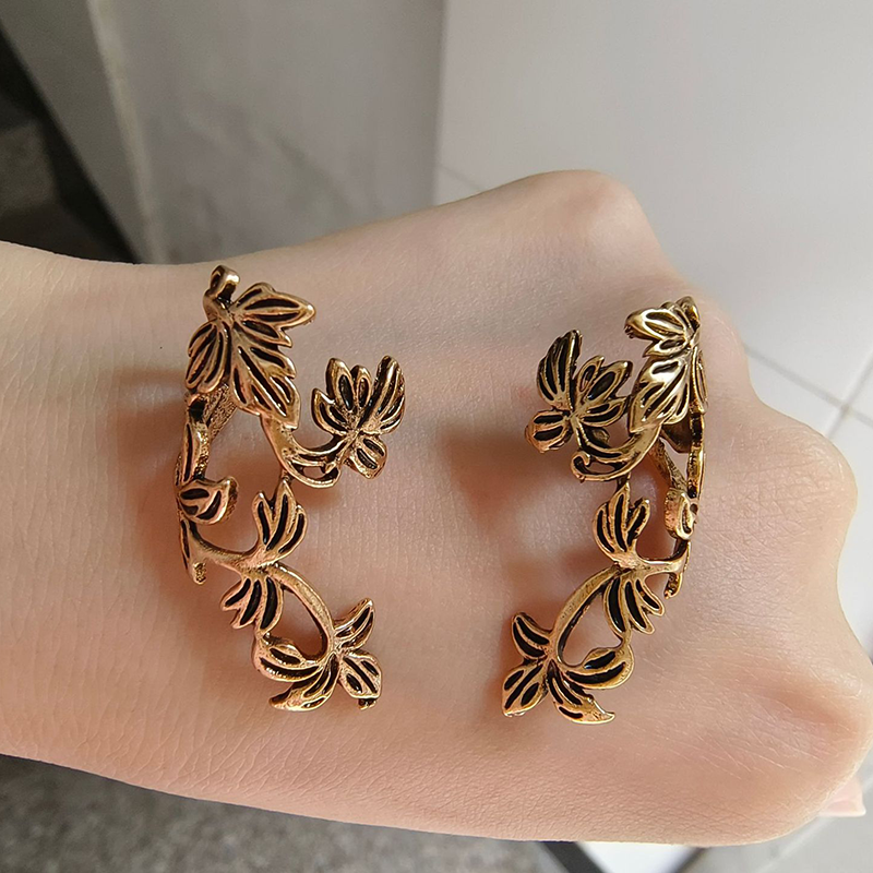 Vintage Floral Vine Ear Cuff