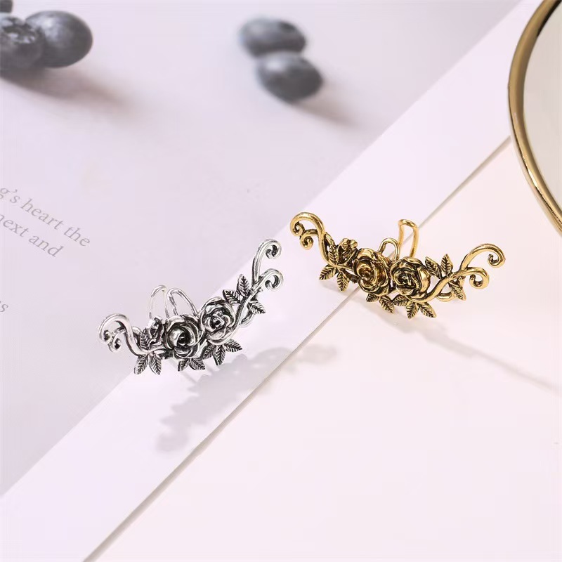 Vintage Floral Vine Ear Cuff
