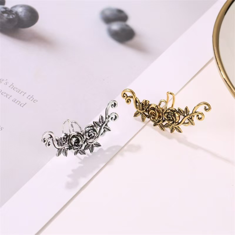 Vintage Floral Vine Ear Cuff