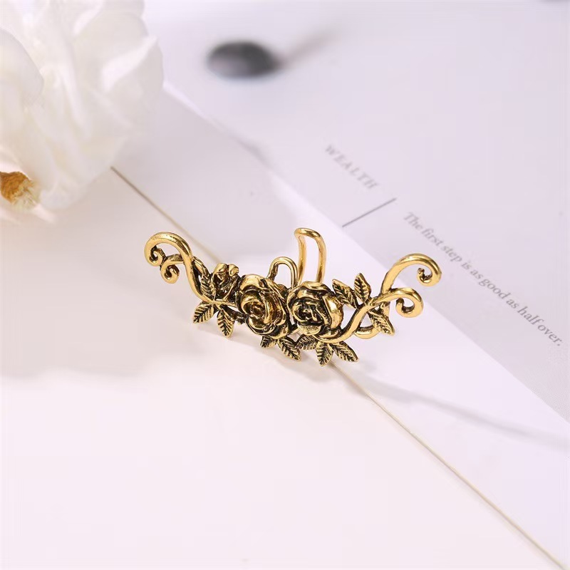 Vintage Floral Vine Ear Cuff